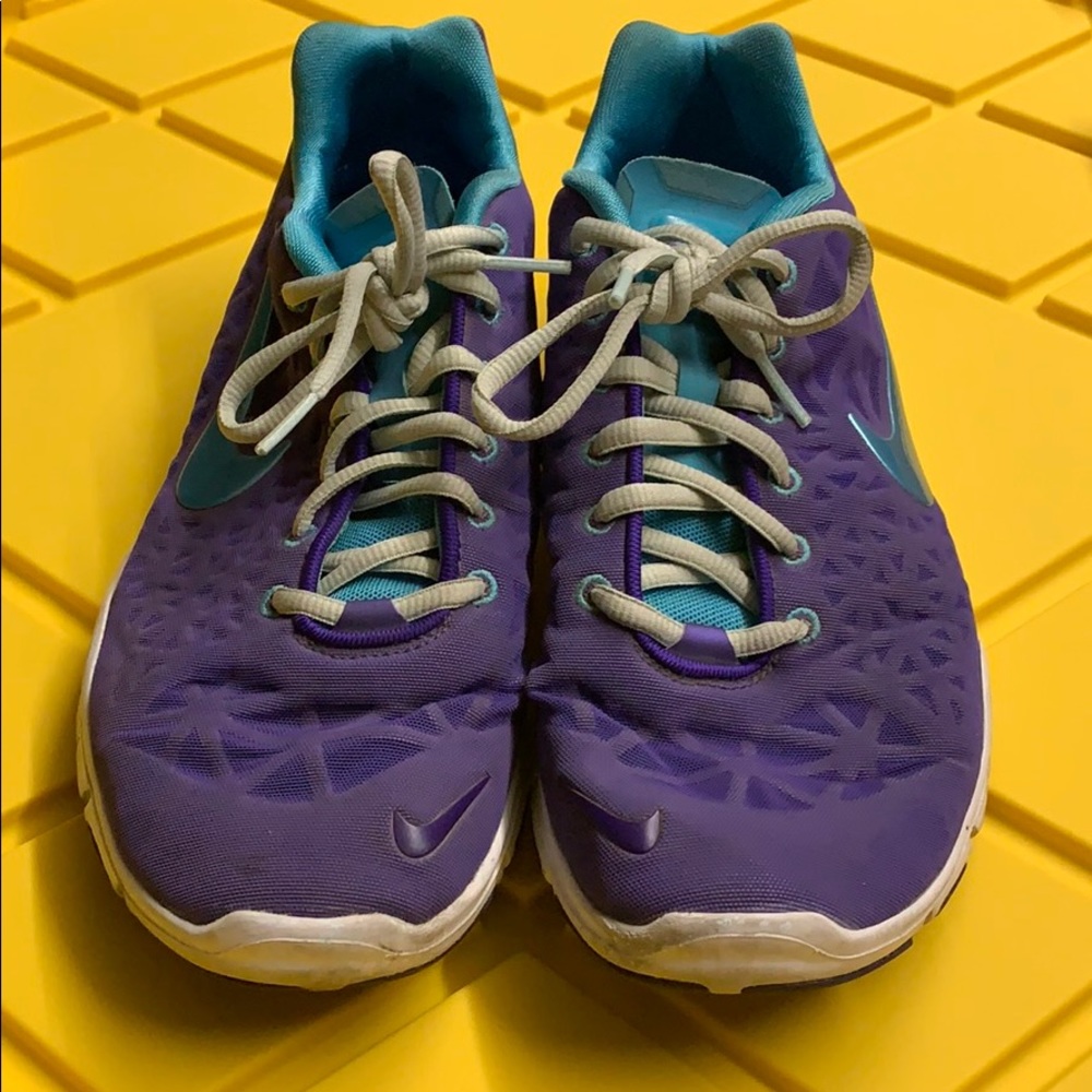 Purple Blue Women Nike Free 5.0 Sneakers